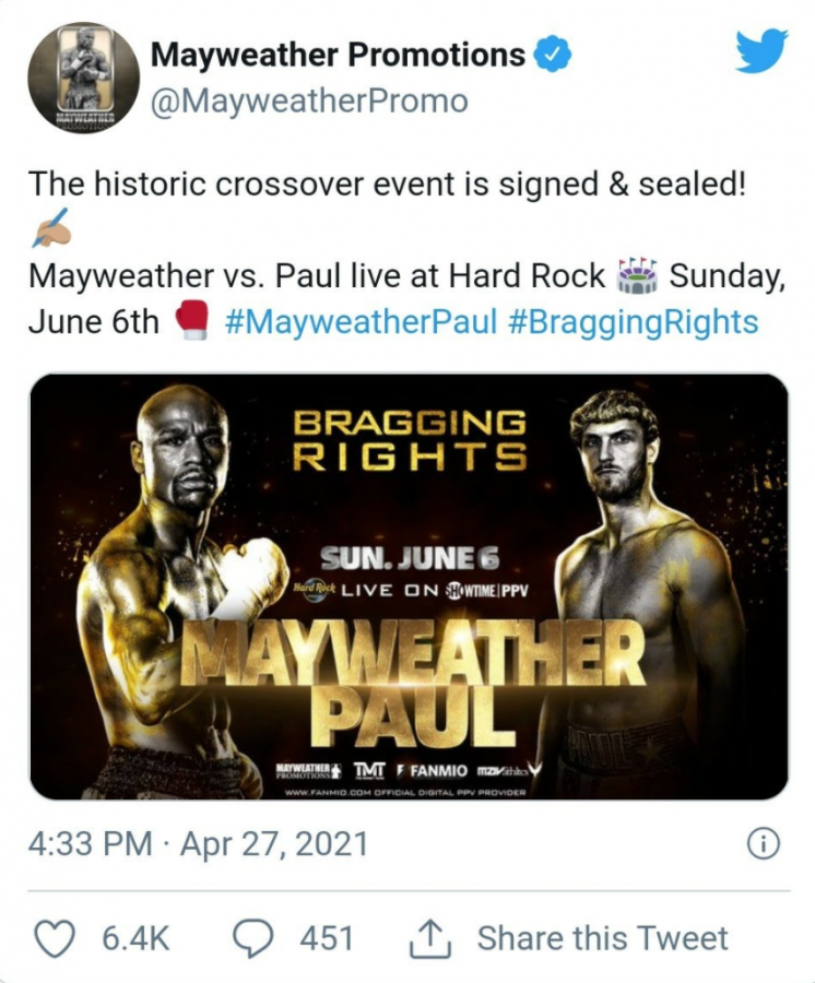 Floyd Mayweather Vs Logan Paul Confirmed For June 6 El Rodeo