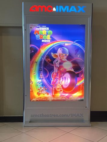 A poster for The Super Mario Bros. Movie