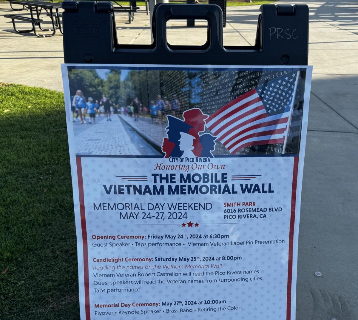 Honoring Heroes: The Mobile Vietnam Memorial Wall in Pico Rivera