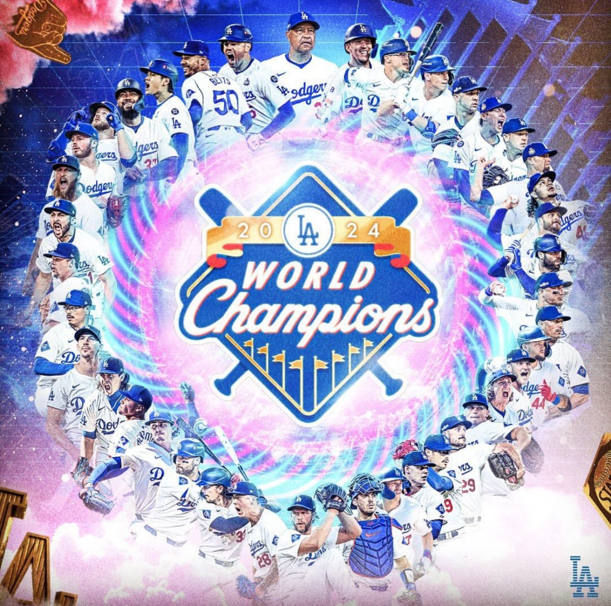 Los Angeles Dodgers win World Series