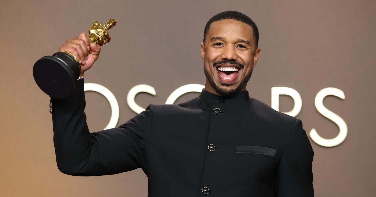 Michael B Jordan wins big at the Oscars awards ceremony